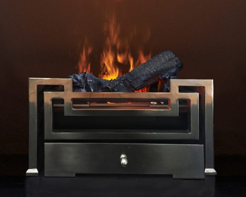 Electric Fire Basket - Fibonacci