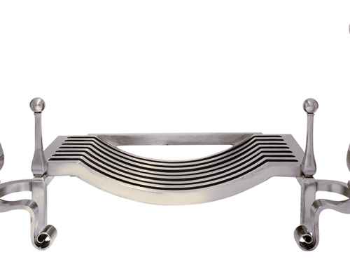 Swansnest Basket and Burton andirons