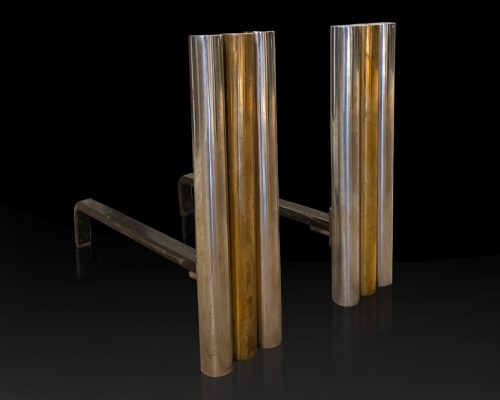 NY213 Art Deco Andirons